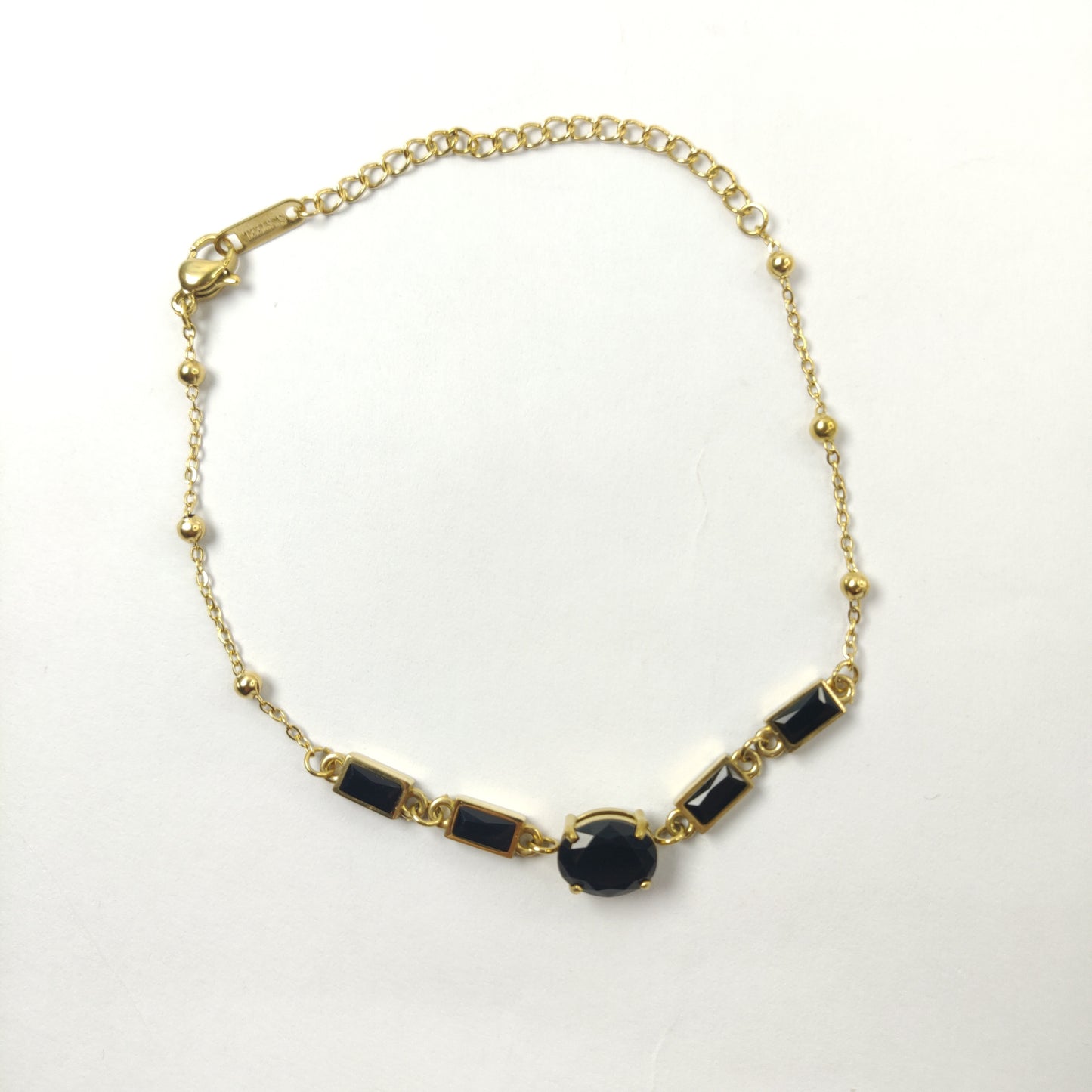 Black Gemstone Bracelet