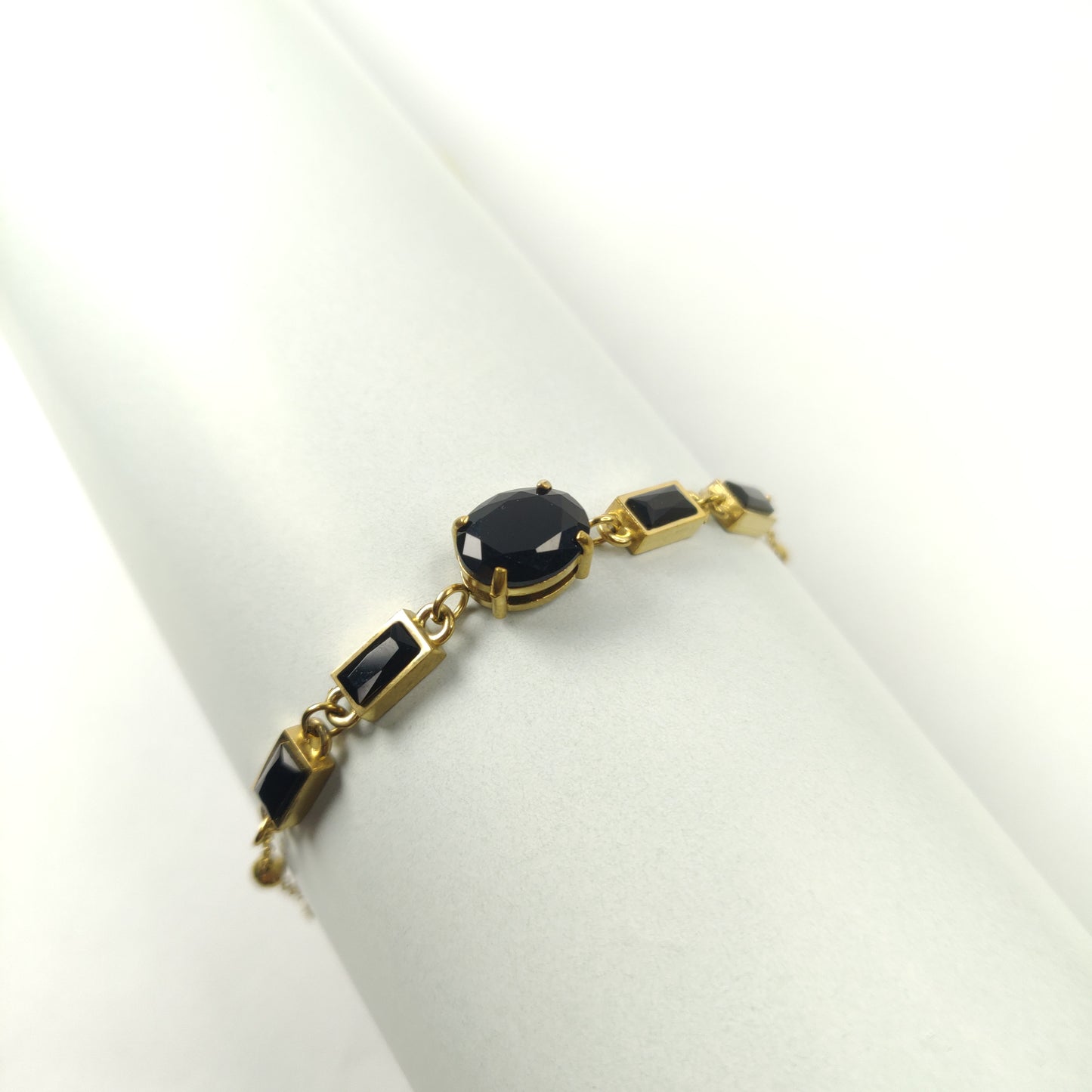 Black Gemstone Bracelet