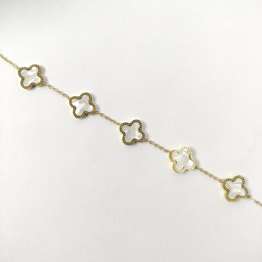 White Clover Bracelet